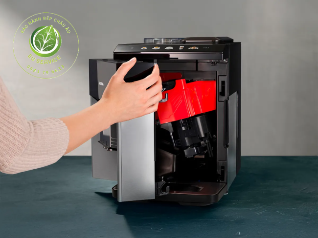 máy pha cafe siemens báo close