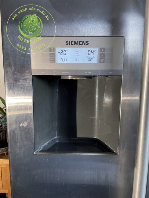 sửa tủ lạnh siemens không hiển thị