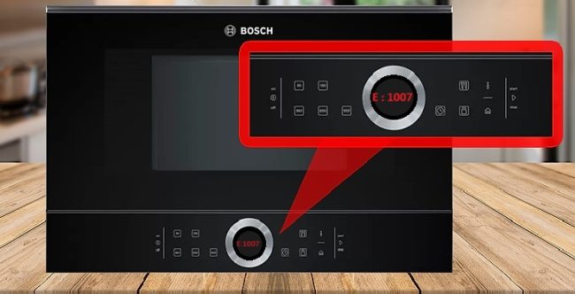 sửa lò vi sóng bosch lỗi E1007