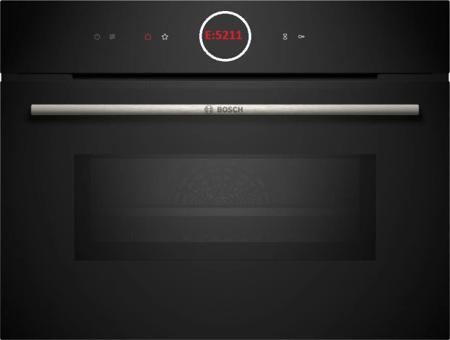 sửa lò vi sóng bosch lỗi E5211