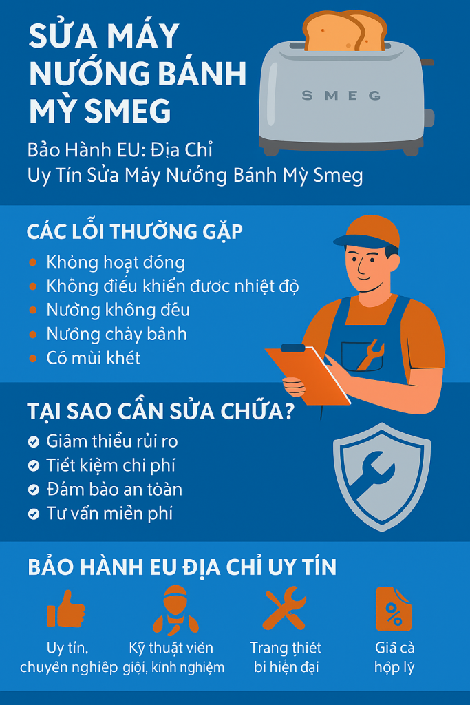 sửa máy nướng bánh mỳ Smeg - EUSERVICE