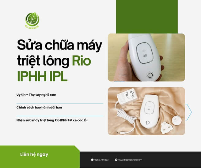 Sửa máy triệt lông Rio IPHH IPL
