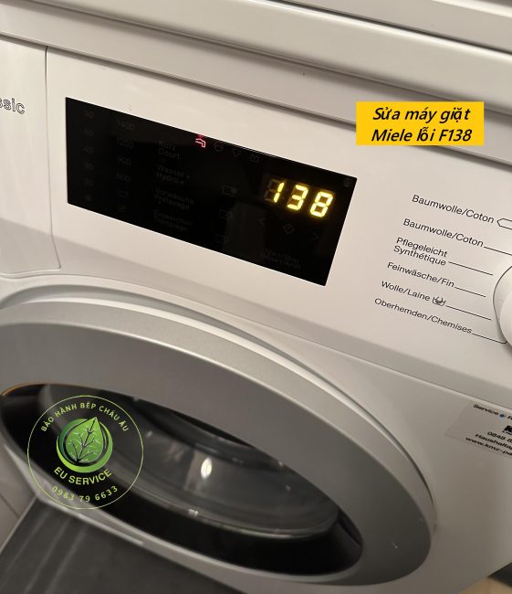Sửa máy giặt Miele lỗi F138