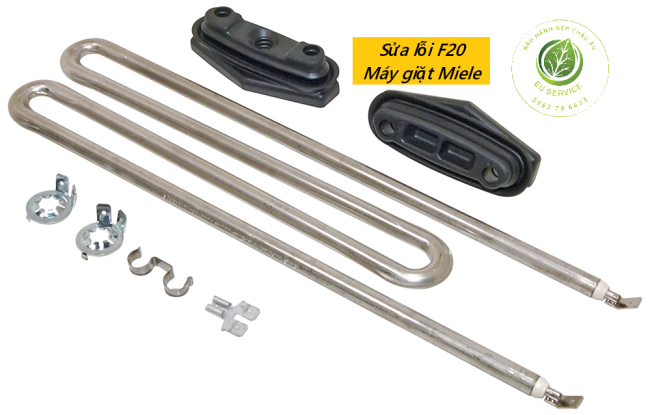sửa máy giặt Mieel lỗi F20 - Bộ gia nhiệt nước hỏng