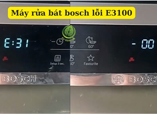Máy rửa chén Bosch lỗi E3100