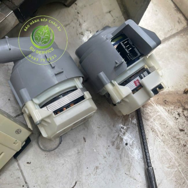 sửa chữa thay thế bơm tuần hoàn nhiệt máy rửa chén bát bosch tại nhà