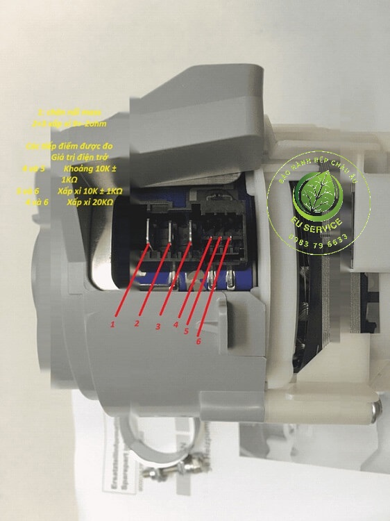 hướng dẫn kiểm tra và sửa chữa lỗi E0105 trên máy rửa bát bosch