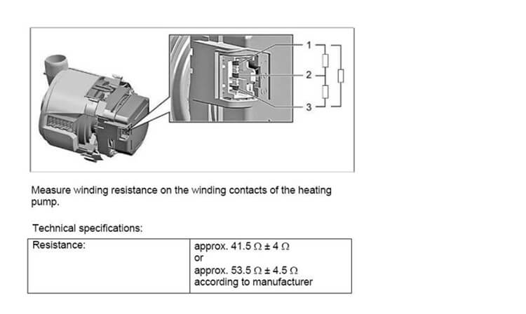 Hướng dẫn kiểm tra và đo đạc bơm nhiệt máy rửa bát Bosch thực tế lỗi E6001