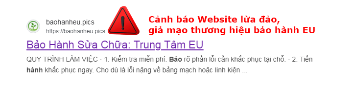 Website giả mạo