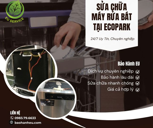 Sửa chữa máy rửa bát tại Ecopark