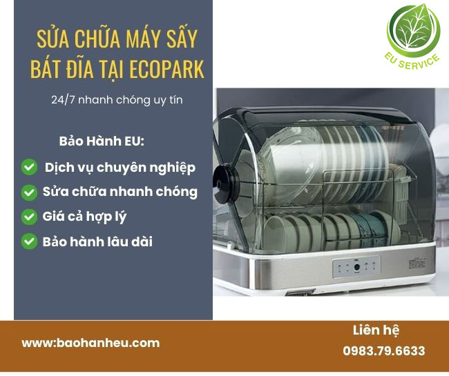 Sửa chữa máy sấy bát đĩa tại Ecopark