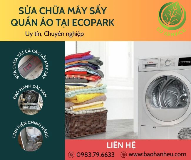 Sửa chữa máy sấy quần áo tại Ecopark