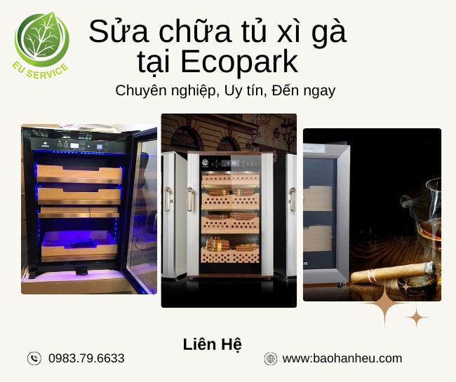 Sửa chữa tủ xì gà tại Ecopark