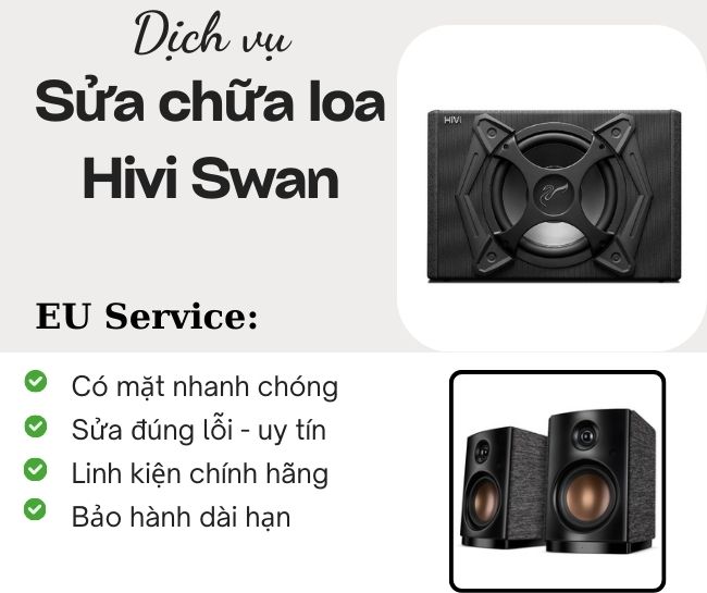 sửa chữa loa Hivi Swan