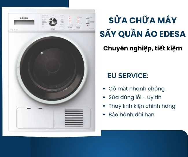 Sửa chữa máy sấy quần áo Edesa – Chuyên nghiệp, tiết kiệm