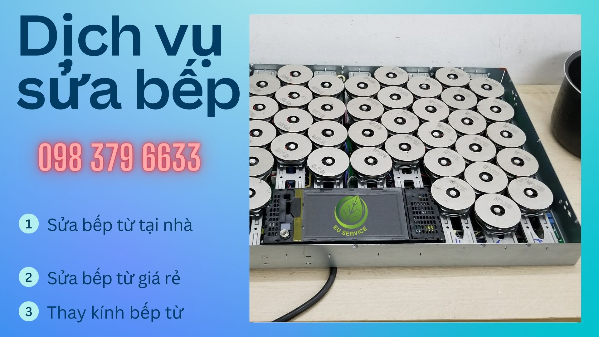 Sửa bếp từ tại Nam Định giá rẻ