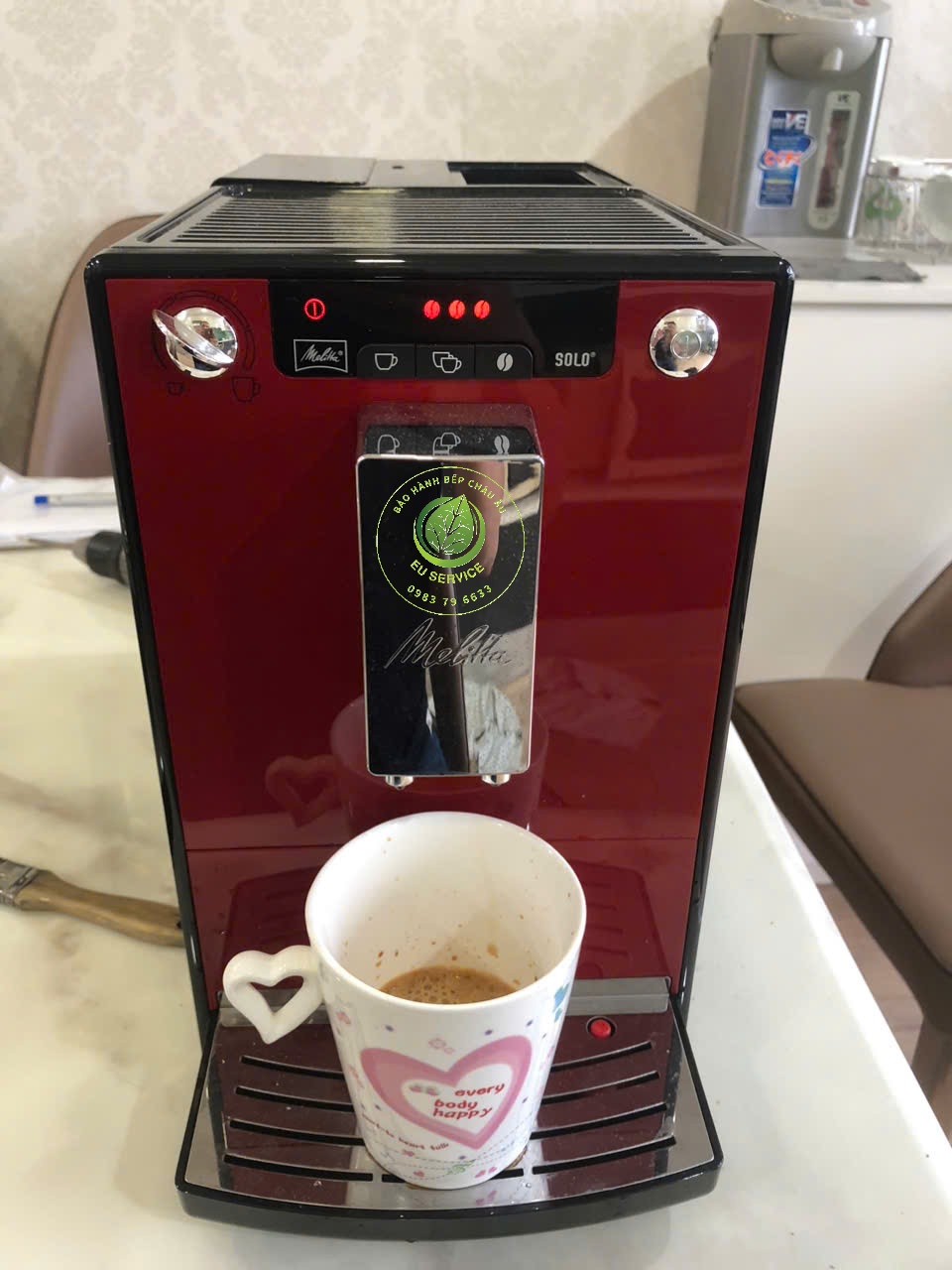 dịch vụ sửa máy pha cà phê Melitta chính hãng tại nhà