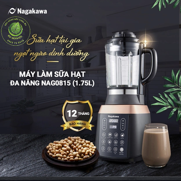 Sửa máy làm sữa hạt Nagakawa lỗi không xay hạt - không đun nóng