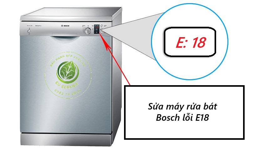 Dịch vụ sửa chữa máy rửa bát E18 tại nhà