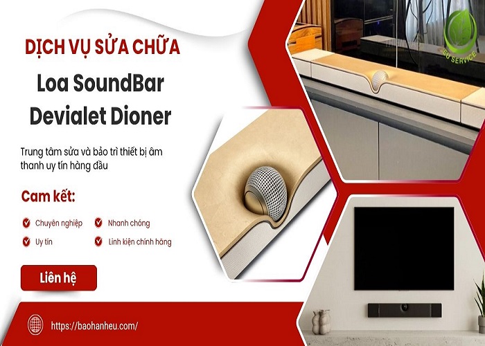 Sửa chữa loa SoundBar Devialet Dioner chuyên nghiệp, uy tín
