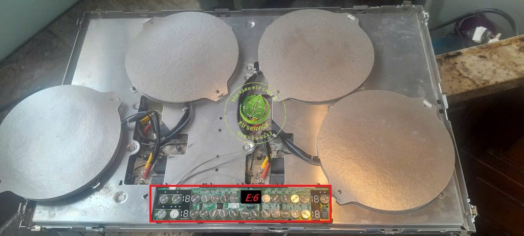 Cách kiểm tra bếp từ AEG lỗi E6 tại nhà