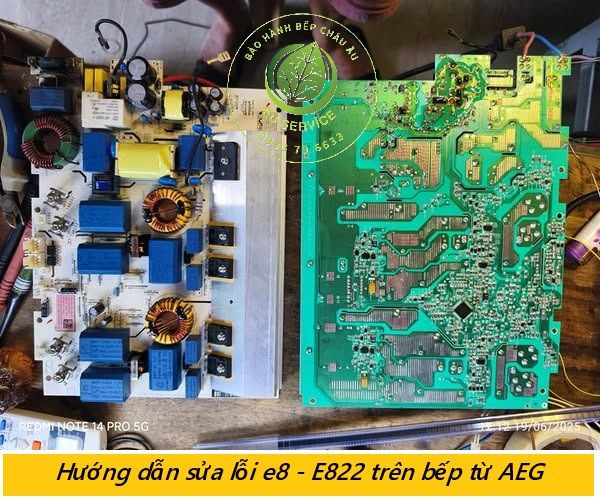 Hướng dẫn sửa chữa bếp từ AEG E8