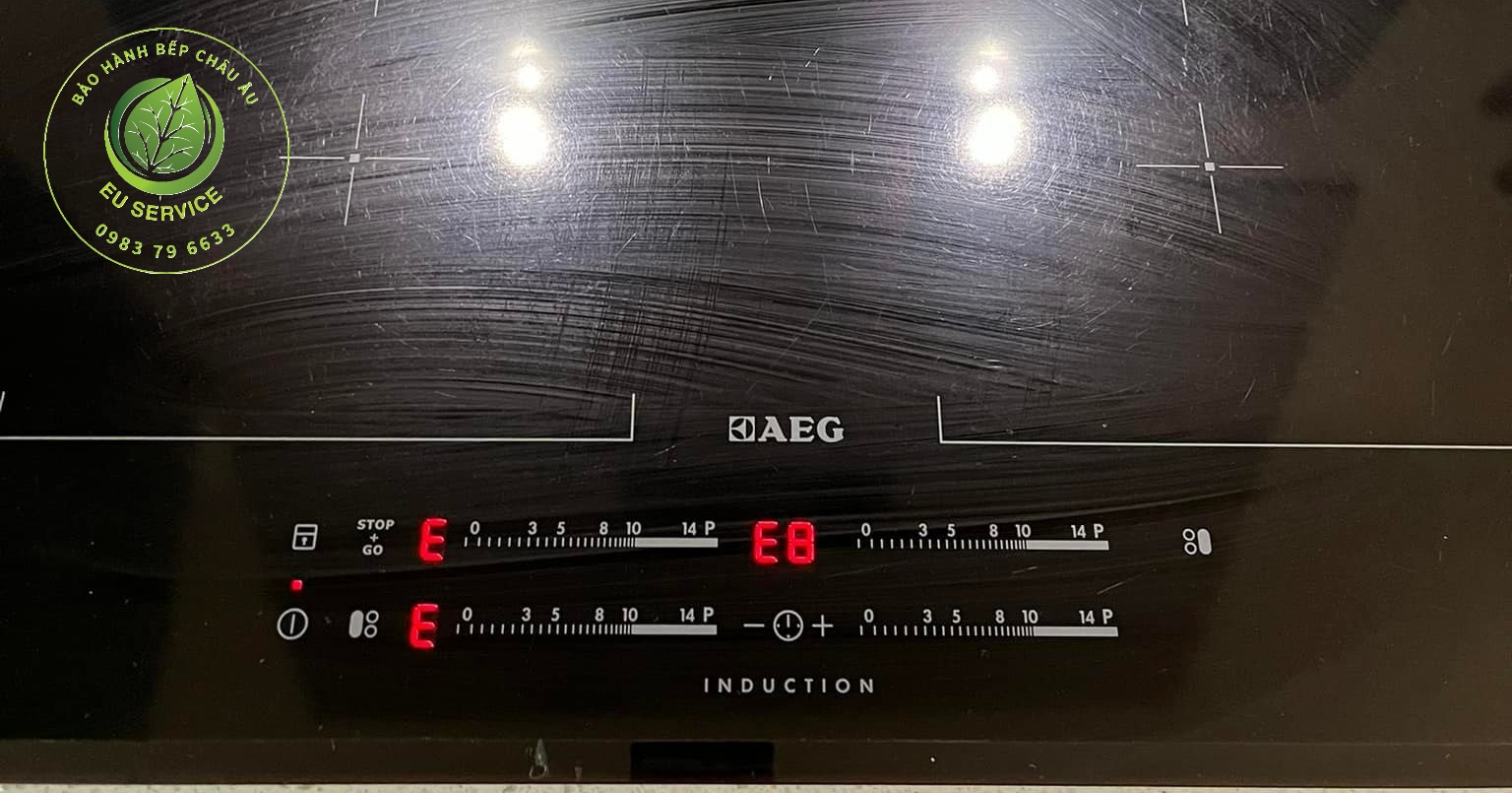 Sửa bếp từ AEG lỗi E8 chính hãng