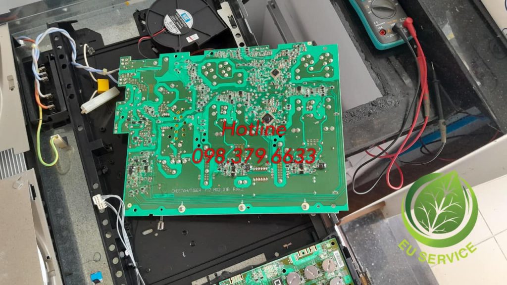 thay bo mạch công suất bếp từ AEG lỗi E6