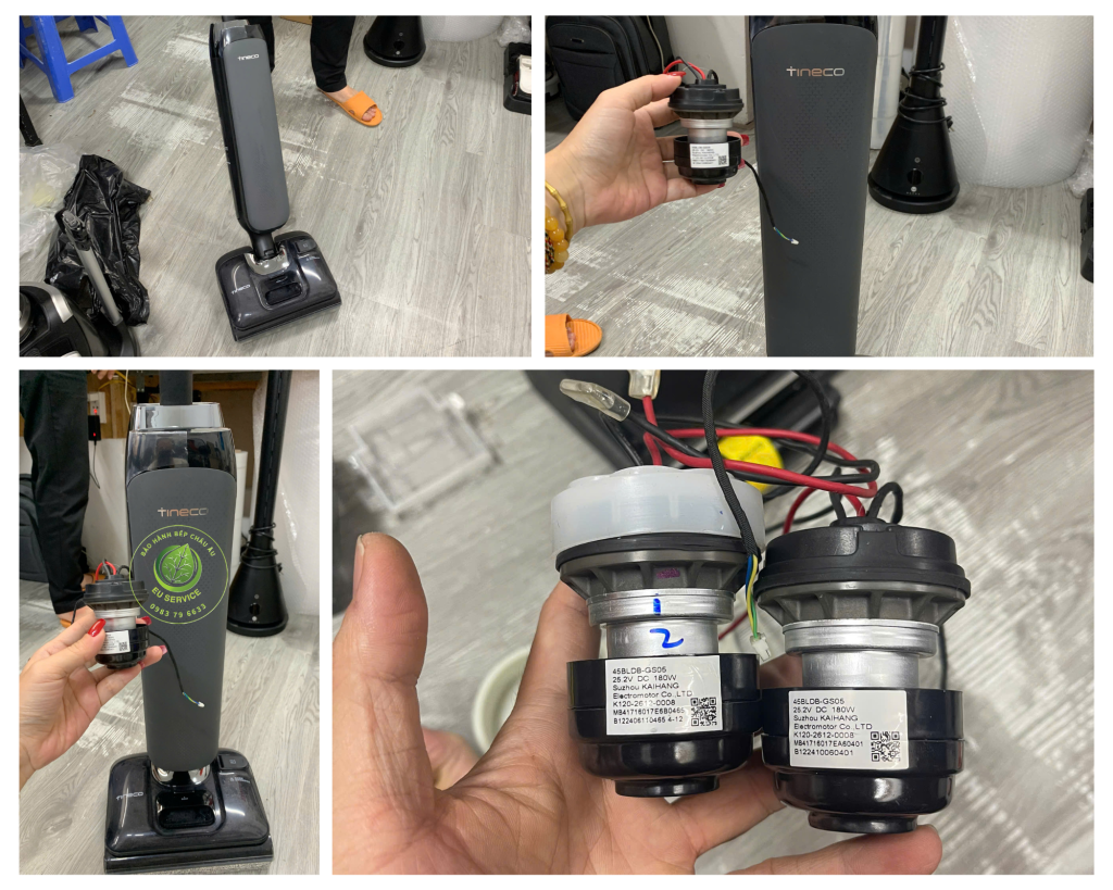 Dịch vụ sửa cây lau nhà hút bụi Tineco