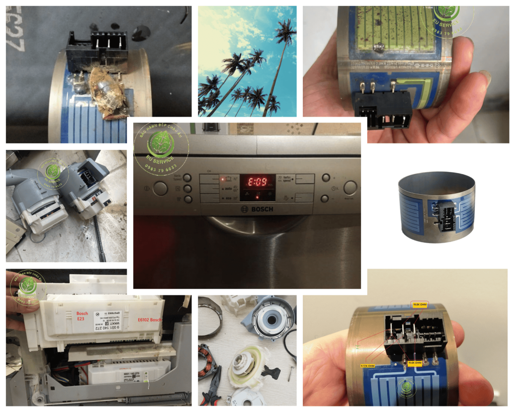 Nguyên nhân và cách sửa chữa máy rửa bát bosch lỗi E09