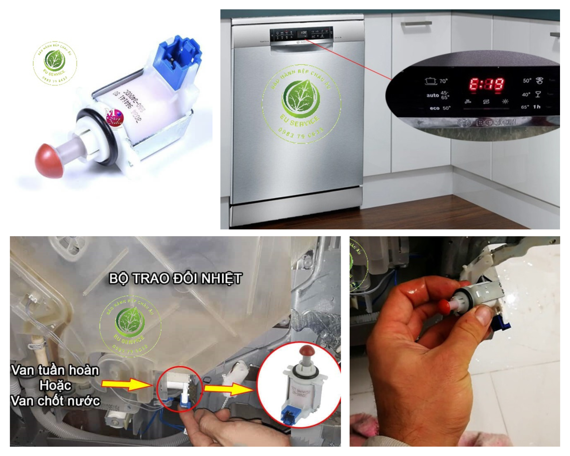 Nguyên nhân và cách sửa chữa máy rửa bát bosch lỗi E19