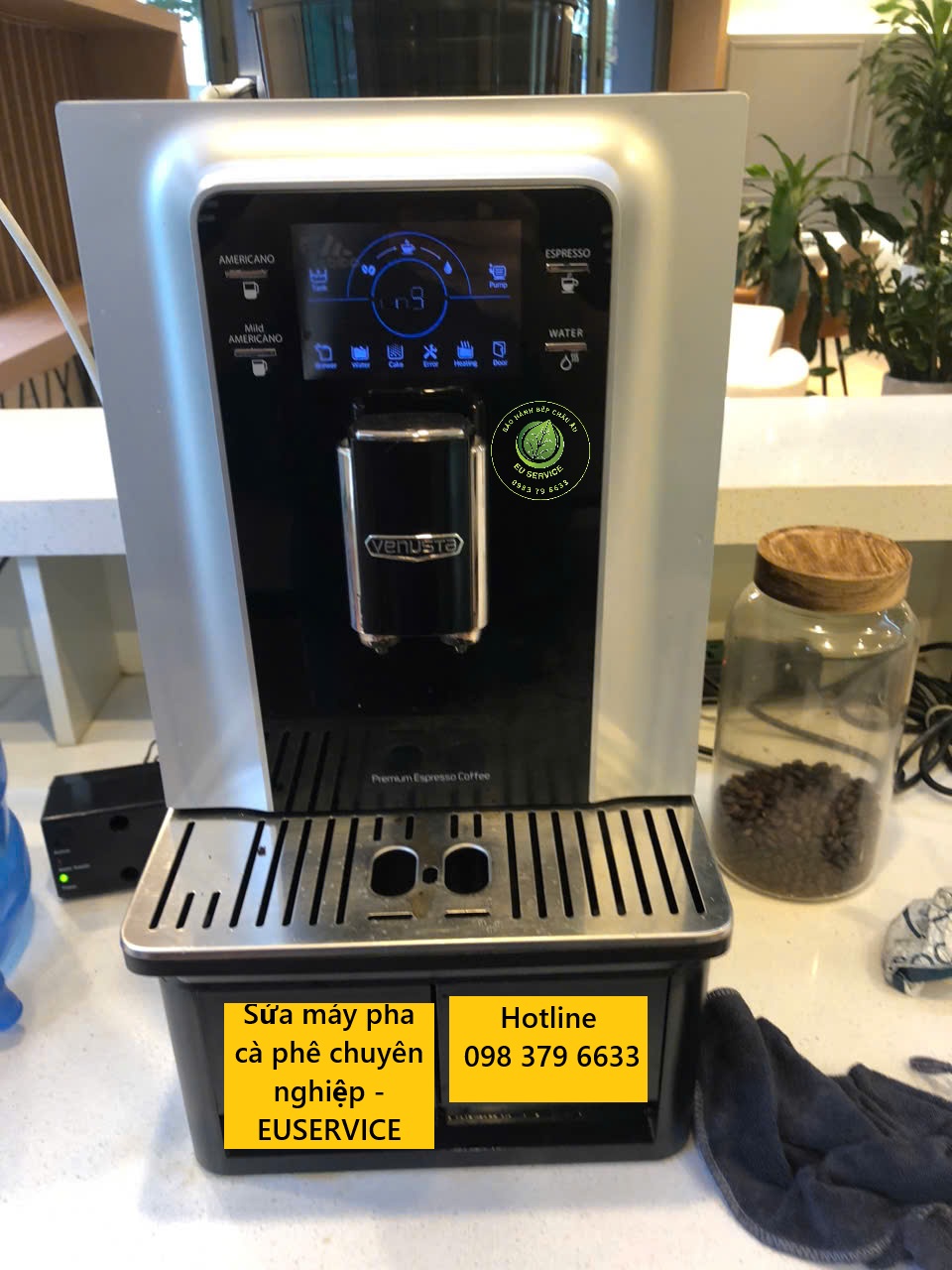 Sửa Máy pha cafe Venusta chính hãng giá rẻ tại EUSERVICE