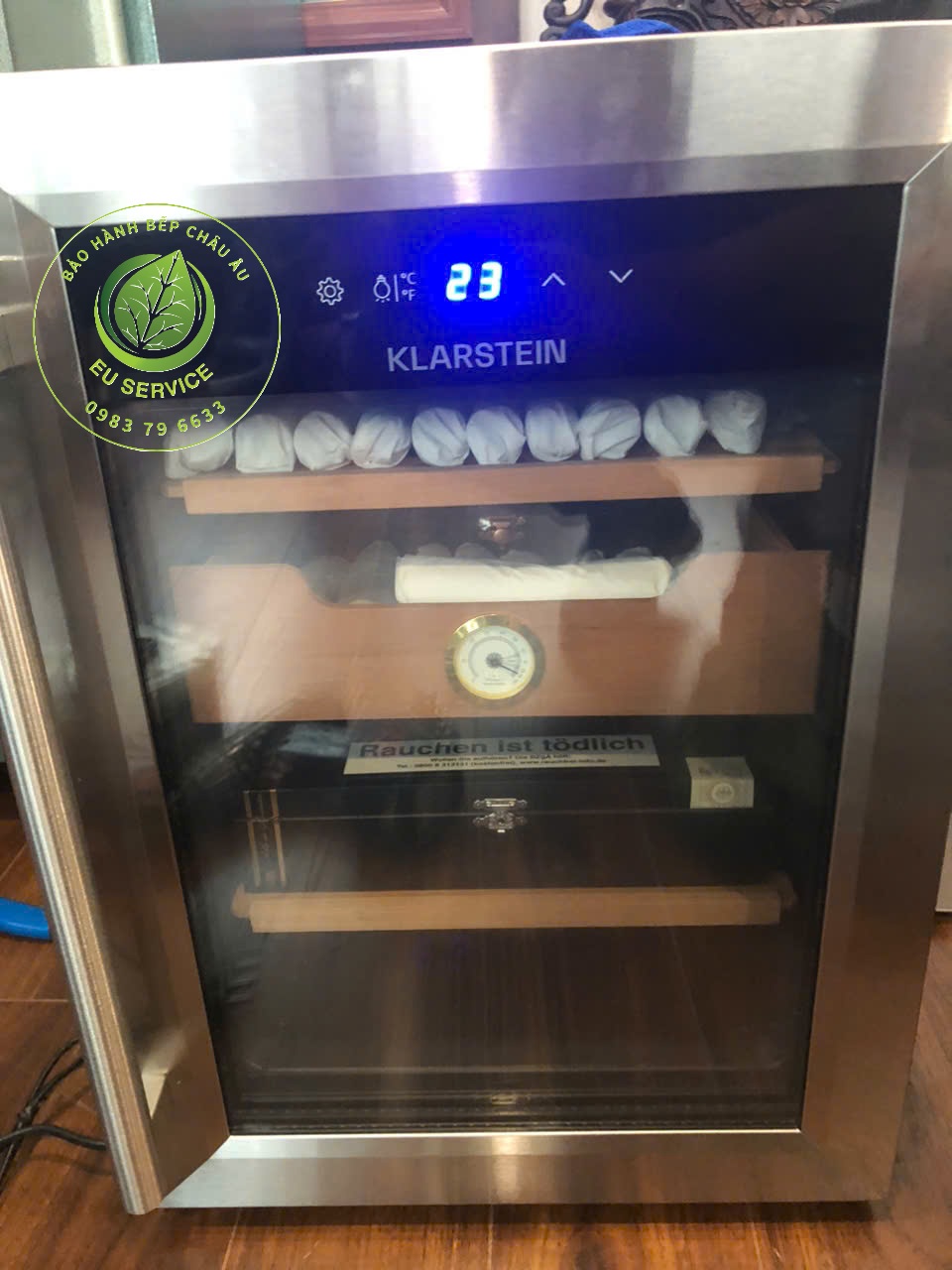 Sửa chữa tủ cigar không giữ độ ẩm