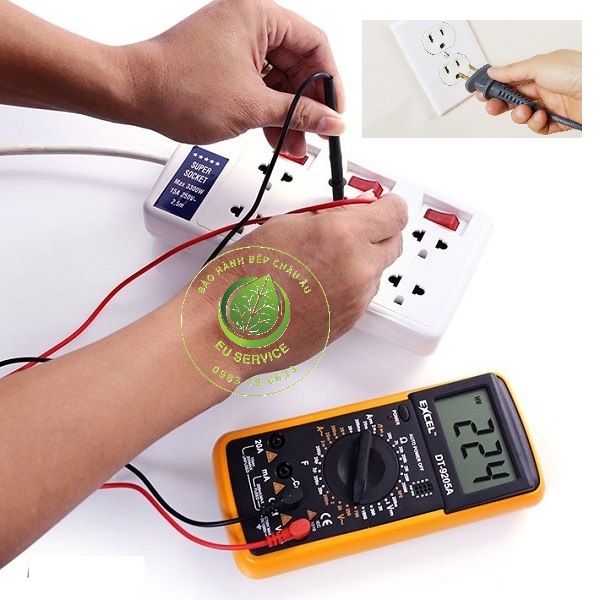 Kiểm tra dây nguồn và điện áp nguồn cấp vào máy pha cafe krups có hay không