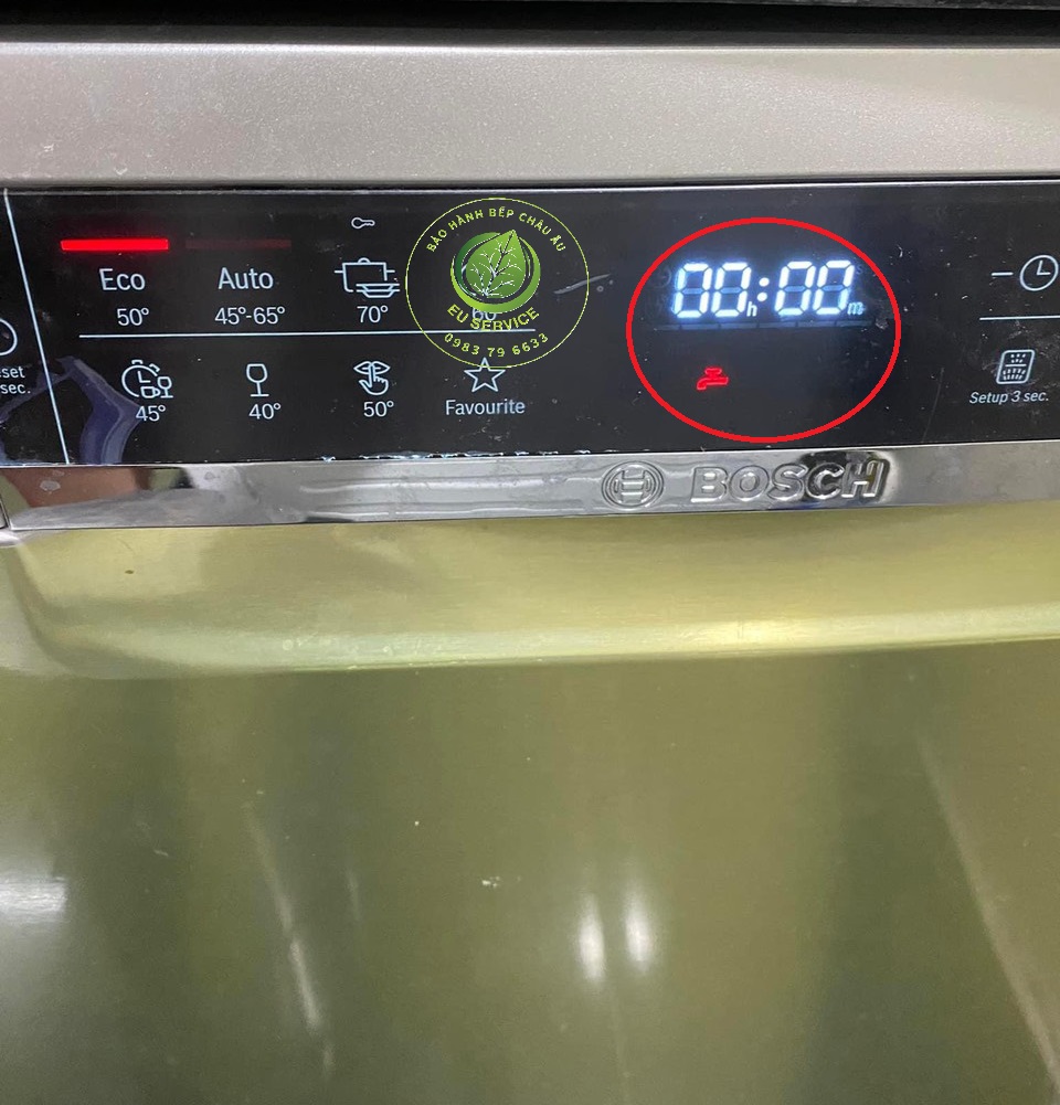 Sửa máy rửa chén bosch báo lỗi vòi nước