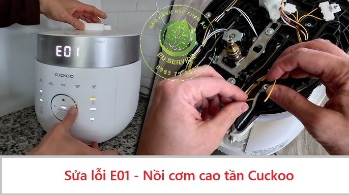 sửa nồi cơm điện cuckoo lỗi E1