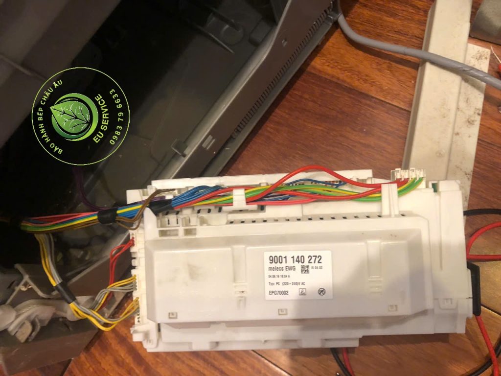 Sửa bo mạch nguồn máy rửa bát bosch - lỗi no communication