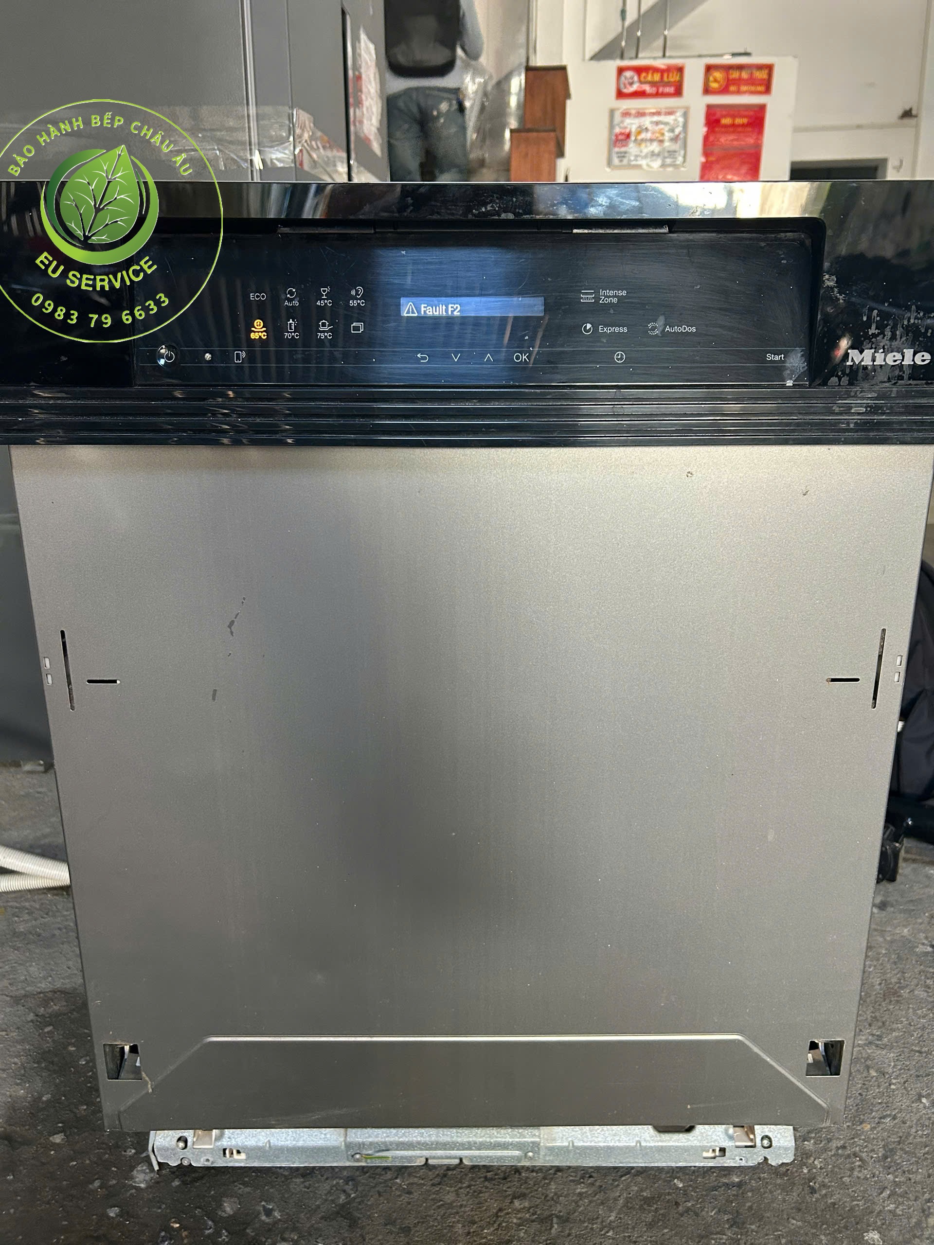 Sửa máy rửa bát Miele lỗi F2 - Không làm nóng nước