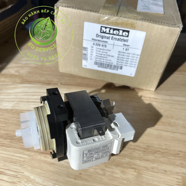 Thay bơm xả máy rửa bát miele F11