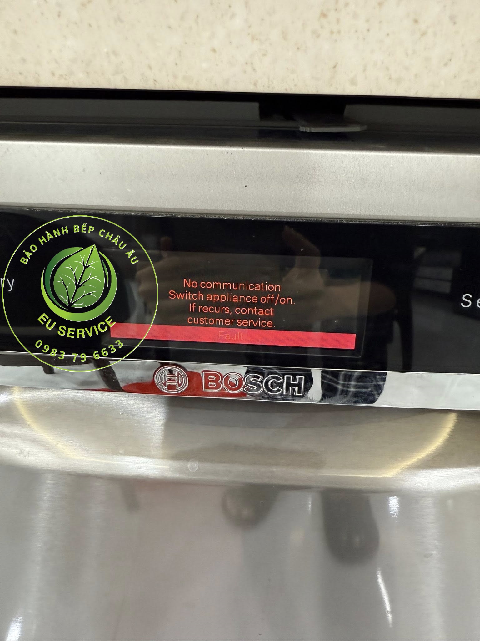 sửa máy rửa bát Bosch lỗi No communication
