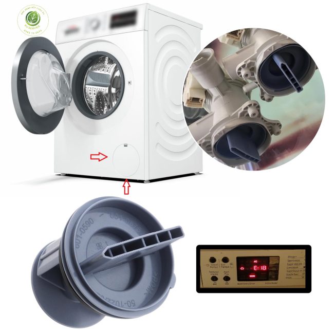Hướng dẫn sửa máy giặt Siemens lỗi F18 - Lỗi bơm xả