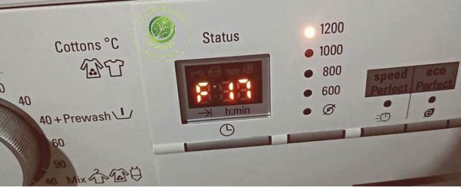 Sửa chữa máy giặt bosch lỗi F17 - nguyên nhân nước vào không đủ