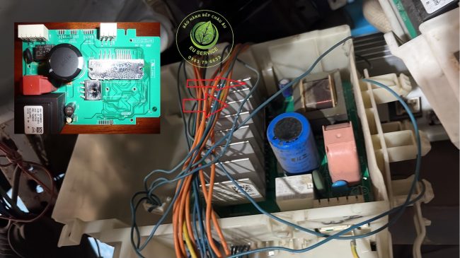 Sửa máy giặt Siemens lỗi bo mạch