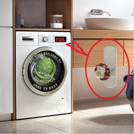 Sửa máy giặt bosch lỗi F25