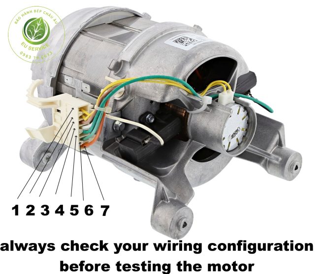 Thay động cơ máy giặt Siemens chính hãng