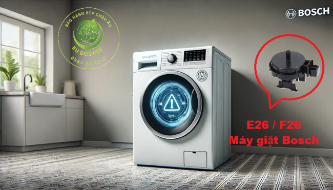 hướng dẫn kiểm tra và sửa lỗi F26 máy giặt bosch