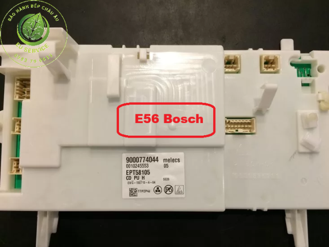 thay bo mạch máy giặt bosch E56