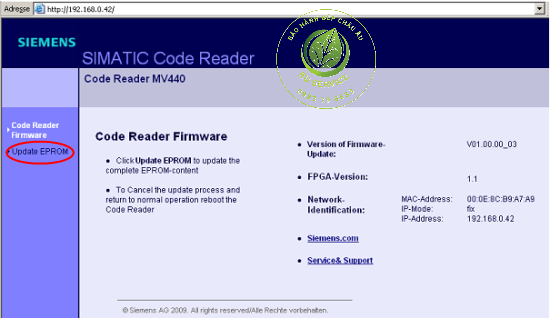 update phần mềm cho máy sấy quần áo siemens đời mới