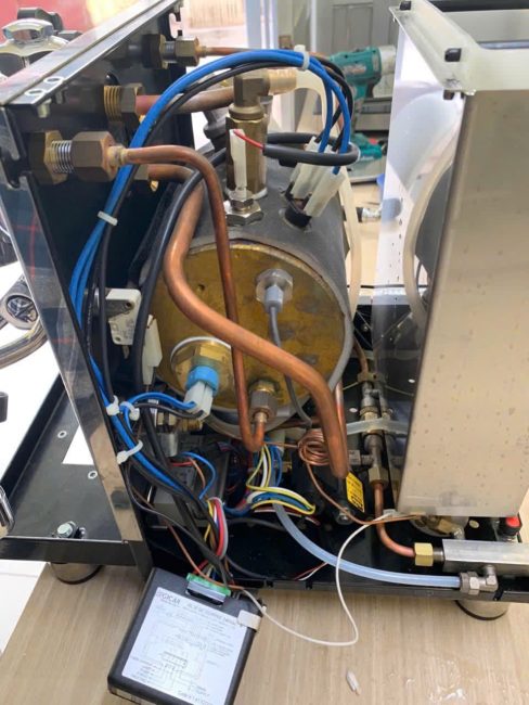 sửa máy pha cà phê rocket không nóng