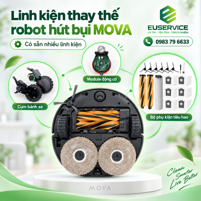 Linh kiện thay thế robot MOVA